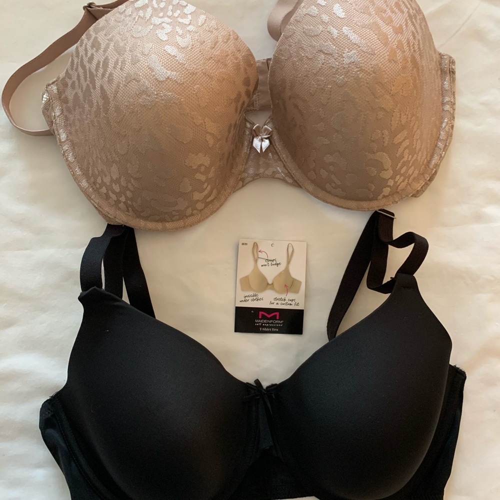 Maidenform  women’s T-shirt bras 2 pack 38DD